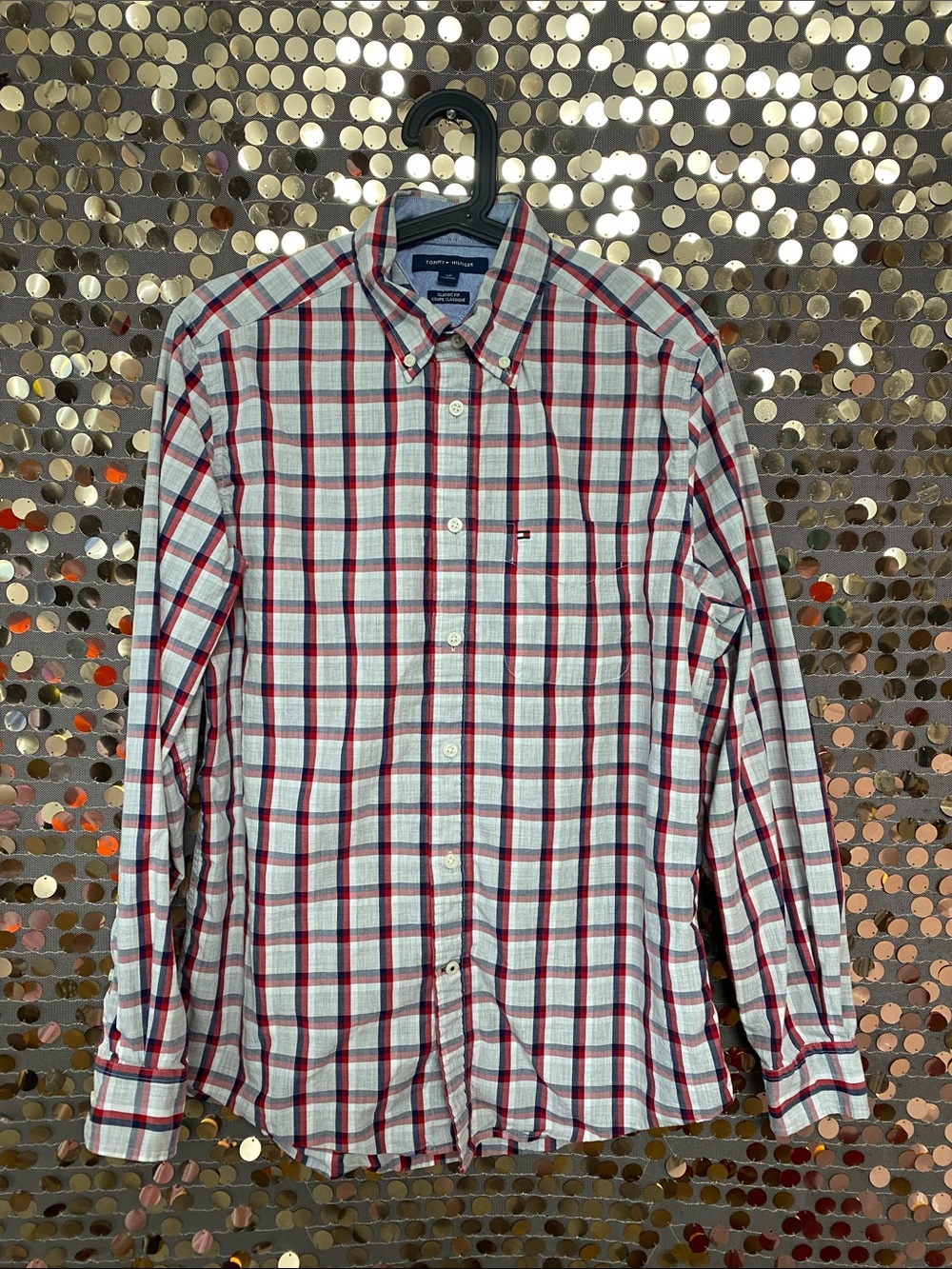 Tommy Hilfiger Long Sleeve Button-Down Shirt #1520